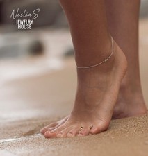 Papierboot Fußkettchen 925 Silber & Vergoldet – Minimalistisch & Elegant