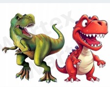 Dinosaurier T-Rex A4 Dinosaur Jurassic Forest Essbar Tortenaufleger Torte+ TEXT