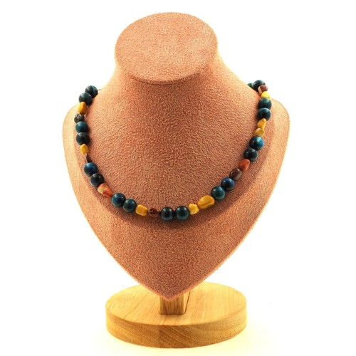 Mookaite perlenkette aus - mookaite,