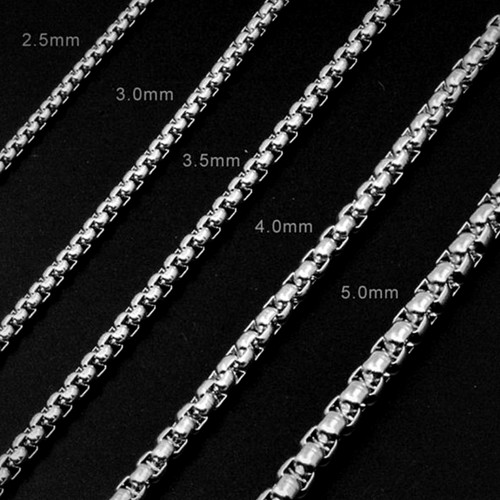 19cm 100cm halskette silber - -,