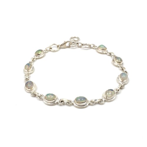 22cm armband 925 silber - 925, opal