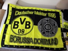 BVB, Fahne Meisterfahne 1995, Bundesliga, Fußball, Weihnachten