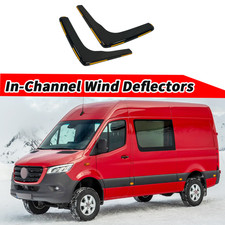 In-Kanal Windabweiser Regenabweiser Für Mercedes Sprinter W907 2018- Schwarz