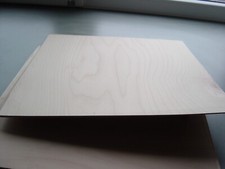 Stuhlsitzplatte ohne Muster leicht gewölbt ca. 50 x 50 cm Sperrholz Buchefurnier