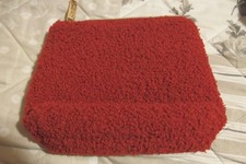 Kosmetiktasche weinrot boucle - kosmetiktasche,