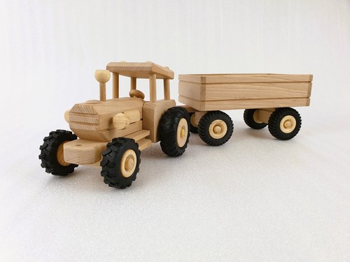 Traktor mit großem anhänger - traktor,