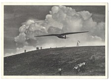 AK Postkarte Fliegerlager Wasserkuppe Rhön-Segelflugwettbewerb Gersfeld ww2 2wk