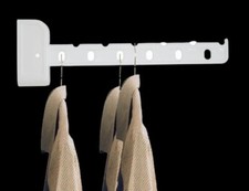 Kleiderlüfter klappbar Kleiderhaken Raumwunder für Balkon Terrasse Wand 30 cm