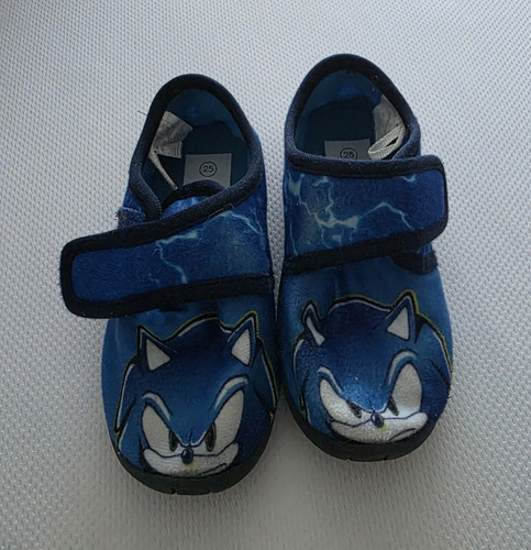Sonic hausschuhe blau - sonic,