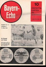 Fussball-Programmheft   69/70