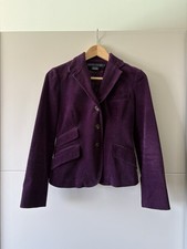Wie Neu / Polo Ralph Lauren Damen Cord Blazer / Lila / Gr. 2 (32/34)
