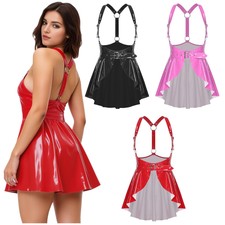 Damen wetlook linie - de, a-linie