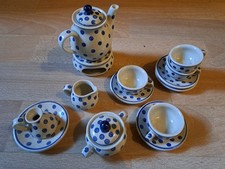 Bunzlau Puppengeschirr Dots