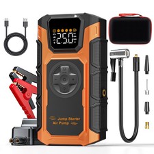 8000A Auto Starthilfe Jump Starter Ladegerät Powerbank KFZ mit Luftkompressor DE