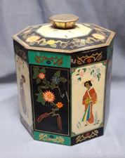 alte Deckeldose mit Knauf