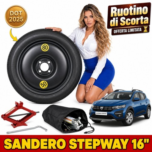 Notrad für dacia sandero - notrad, 16"
