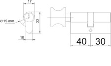 Aqbau® Profil-Knaufzylinder