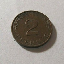 C# 2 Pfennig DM Münze Coin