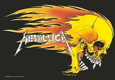 Metallica totenkopf flames - totenkopf, &