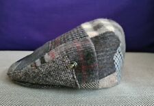 City Sport Schirmmütze Sportmütze Flatcap  Donegal Tweed Patchwork Schurwolle 57