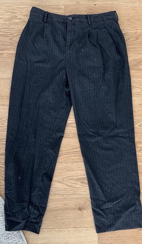 Zara hose anzughose dunkelgrau - hose,