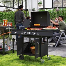 Outsunny Gasgrill 12,2 KW 3+1