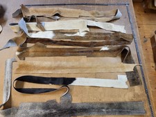 Kuhfell Reste Fellreste