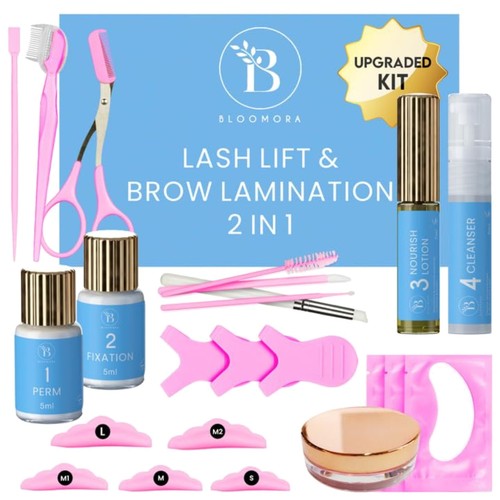 Wimpernlifting set augenbrauen - set,
