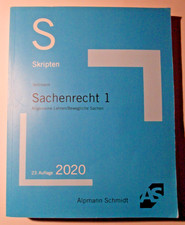 Sachenrecht 1 Skripten von