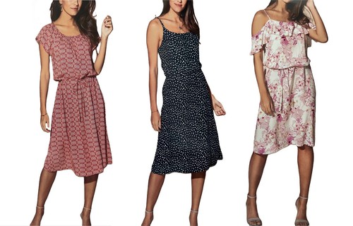 Damen kleid sommerkleid - kleid,
