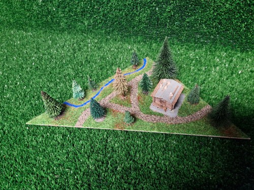 Diorama landschaftsbau neu - diorama,