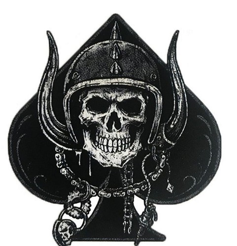 Aufkleber pik helm - totenkopf, 7