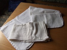 Moltontuch -68 x 78 cm- mit Stoffwindel -68 x 69 cm-