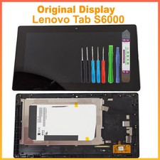 Original Lenovo Tab S6000 Display mit Rahmen Schwarz Touch Screen Gebraucht