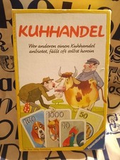 Kuhhandel (Ravensburger). Komplett -  Bestenliste SdJ 1985 - Handeln Vieh Markt