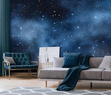 Fototapete Weltraum Blau