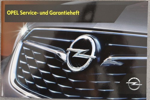 Opel garantie und serviceheft - opel,