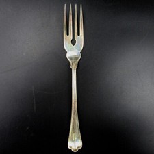 Wilkens Fischgabel aus 925er Sterling Silber graviert "H" Silver Fish Fork