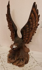 Adlerfigur Holz Handgeschnitzt
