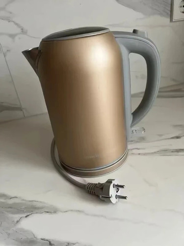 Wasserkocher gold beige creme