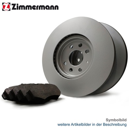 Zimmermann bremsscheiben set - zimmermann, +