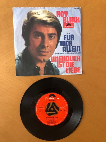 Vinyl single roy - black, für