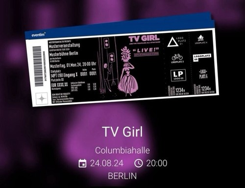 Girl konzertkarten - 2x, ||