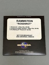 RAMMSTEIN - ROSENROT (GREECE-PROMO) DVDr "NEU"