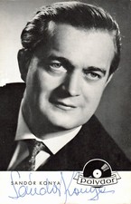 Sandor Konya 1968, signiert, polydor (Nr. 2177)
