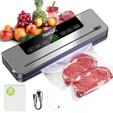 6 IN 1 Vakuumiergerät Vakuumierer Folienschweißgerät +20 Beutel Vakuummaschine