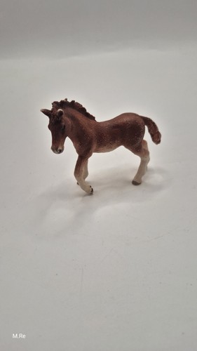 Schleich fohlen pferd braun - schleich, pferd,