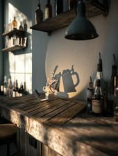 Schattenlampe bierkrüge - bierkrüge, –