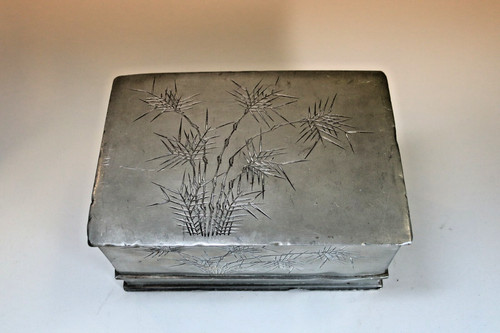 Chinesische teedose zinn - teedose,