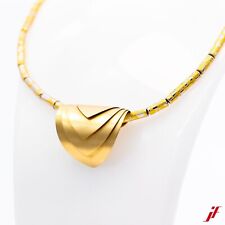 Collier Niessing 750/18K Gelbgold Weißgold ohne Besatz 41 cm